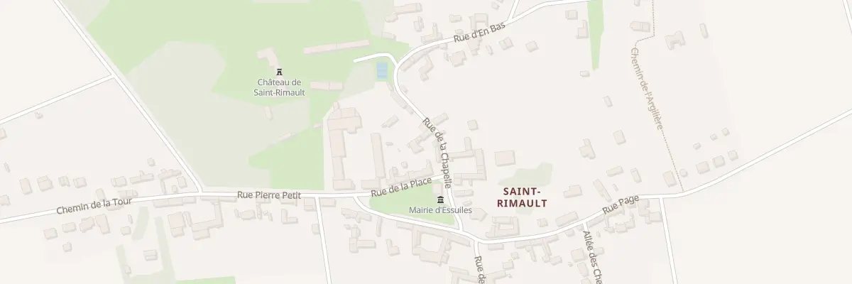 Plan du 125 Rue de la Chapelle à Essuiles