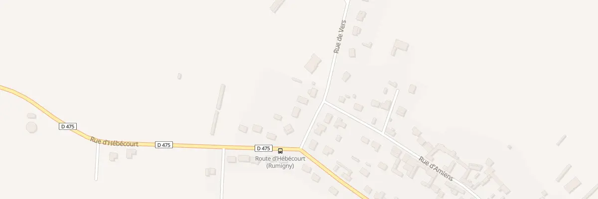 Plan du 5 Rue de Vers à Rumigny