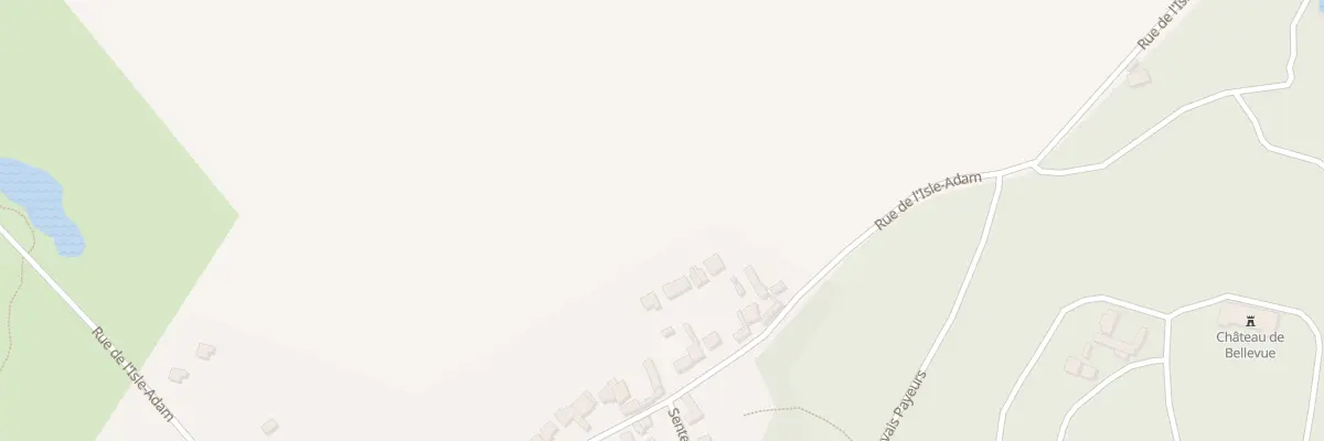 Plan du 43T Rue de l’Isle Adam à Presles