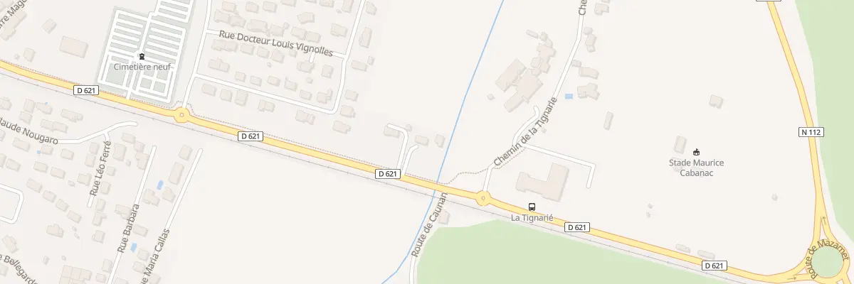 Plan du 3 Rte de Mazamet à Labruguière