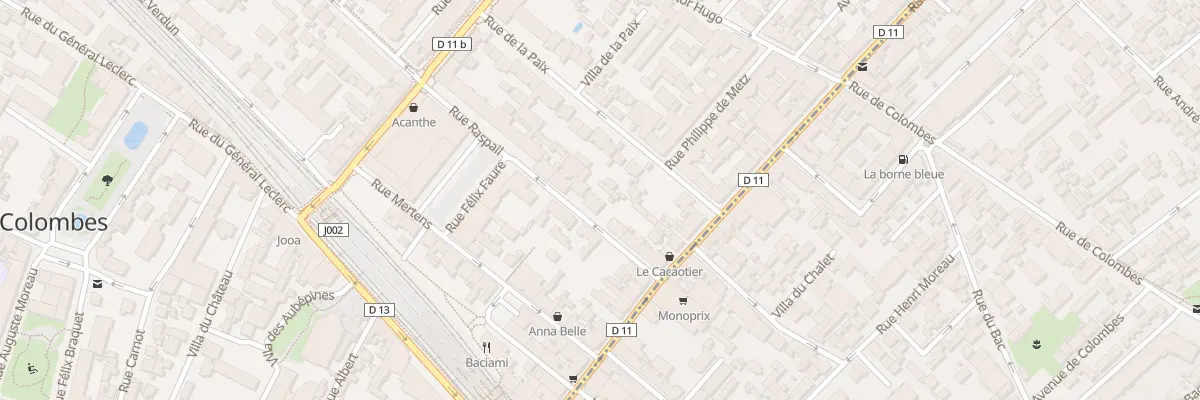 Plan du 8B Rue Raspail à Bois-Colombes