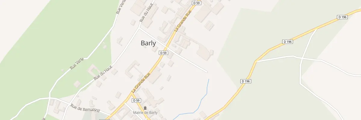 Plan du 6 Rue Grande Rue à Barly