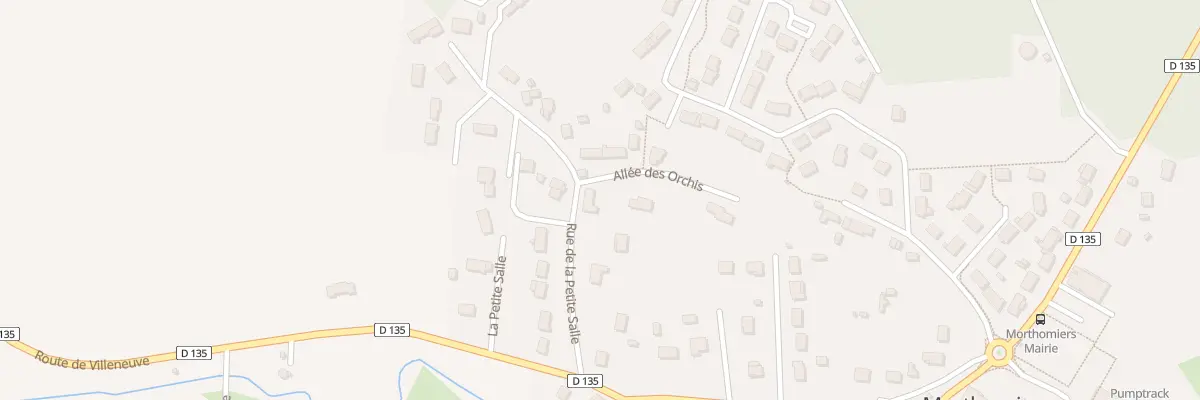 Plan du 10 Rue de la Petite Salle à Morthomiers