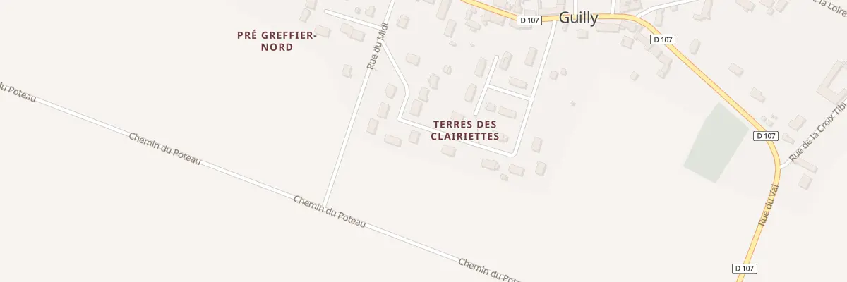 Plan du 11 Rue des Clairiettes à Guilly