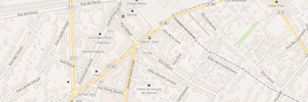 Plan du 21 Rue Hébert à Clamart