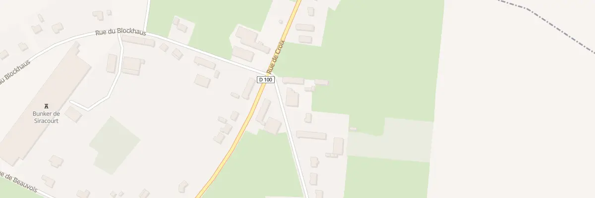 Plan du 1 Rue de la Chapelle à Siracourt