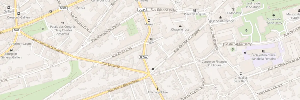 Plan du 2 Pas Saint-Jean à Issy-les-Moulineaux