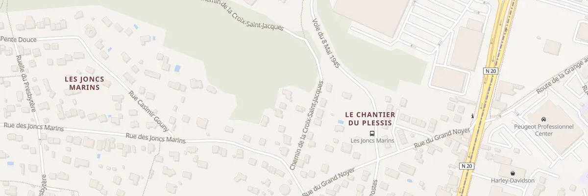 Plan du 13 Che de la Croix Saint Jacques à La Ville-du-Bois