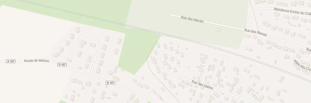 Plan du 87 Rue des Sables à Marmagne