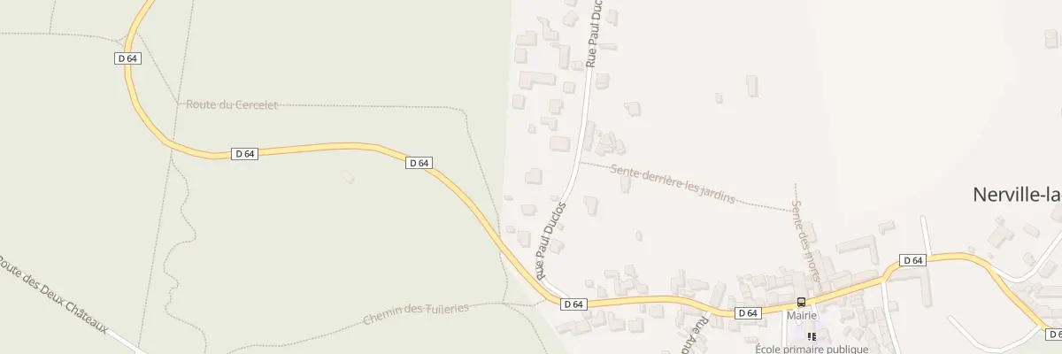 Plan du 28 Rue Paul Duclos à Nerville-la-Forêt