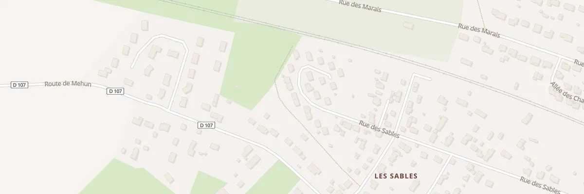 Plan du 81 Rue des Sables à Marmagne