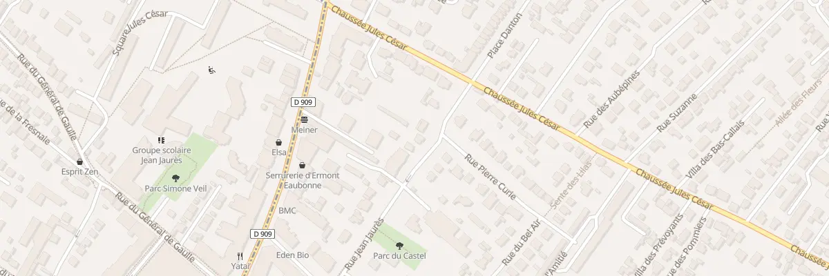 Plan du 25 Rue Jean Jaurès à Eaubonne