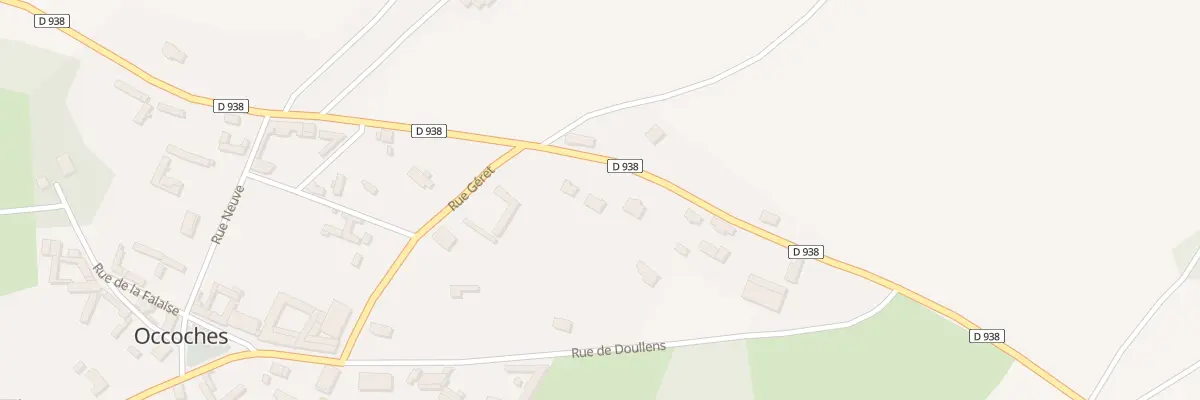 Plan du 89B Rte d’Auxi à Occoches