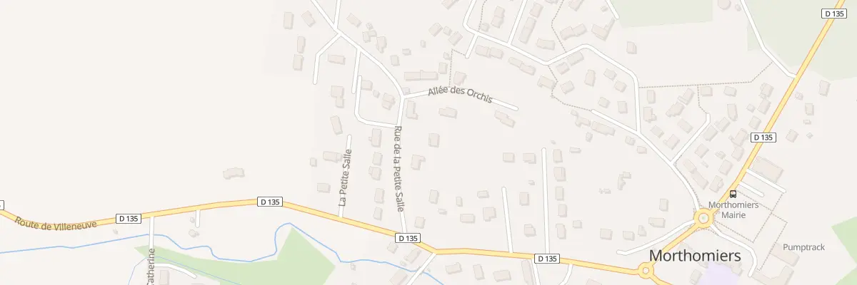 Plan du 8 Rue de la Petite Salle à Morthomiers