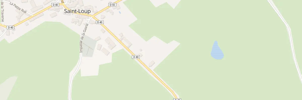 Plan du 7 Rte de l’Abéoradoux à Saint-Loup