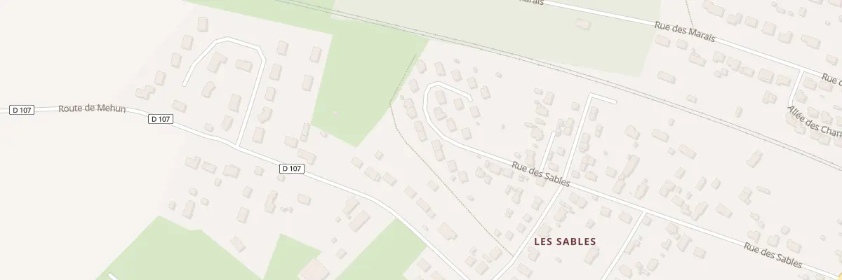 Plan du 79 Rue des Sables à Marmagne