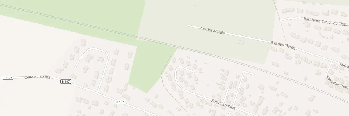 Plan du 89 Rue des Sables à Marmagne