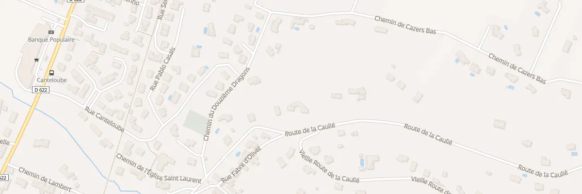 Plan du 19 Rte de la Caulié à Castres