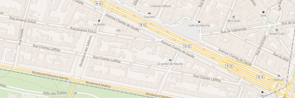 Plan du 5 Rue Jacques Dulud à Neuilly-sur-Seine
