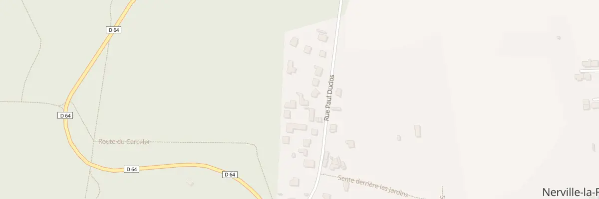 Plan du 14 Rue Paul Duclos à Nerville-la-Forêt