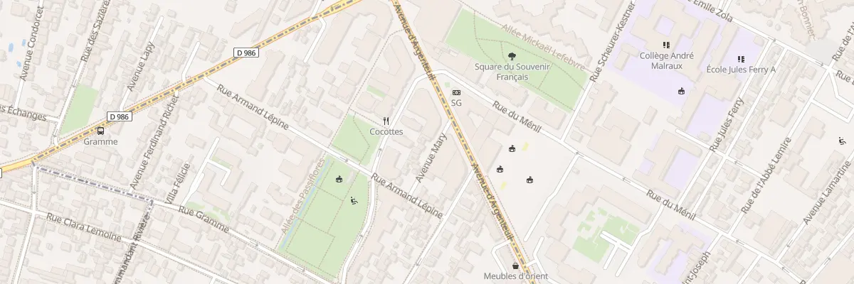 Plan du 7 Av Mary à Bois-Colombes
