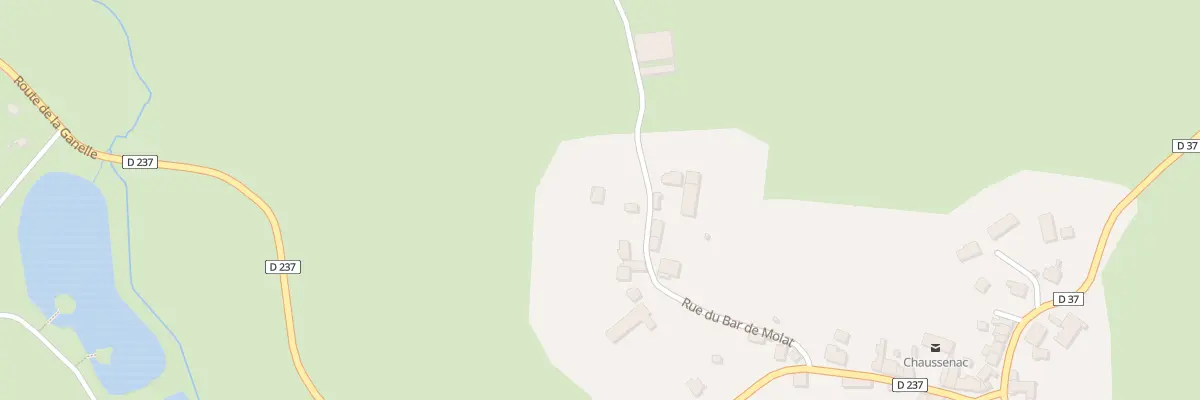 Plan du 6013 Le Bourg à Chaussenac