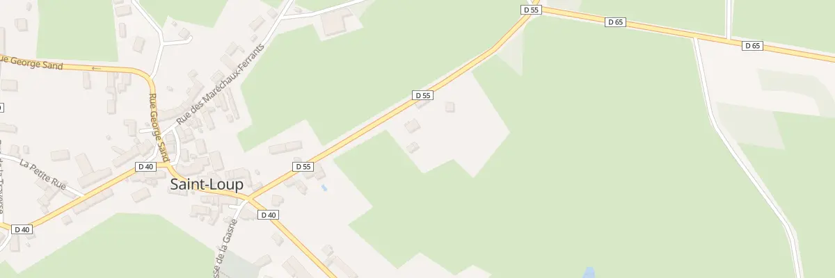 Plan du 8 Rte de l’Étang des Landes à Saint-Loup