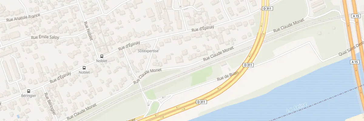 Plan du 123 Rue Claude Monet à Argenteuil