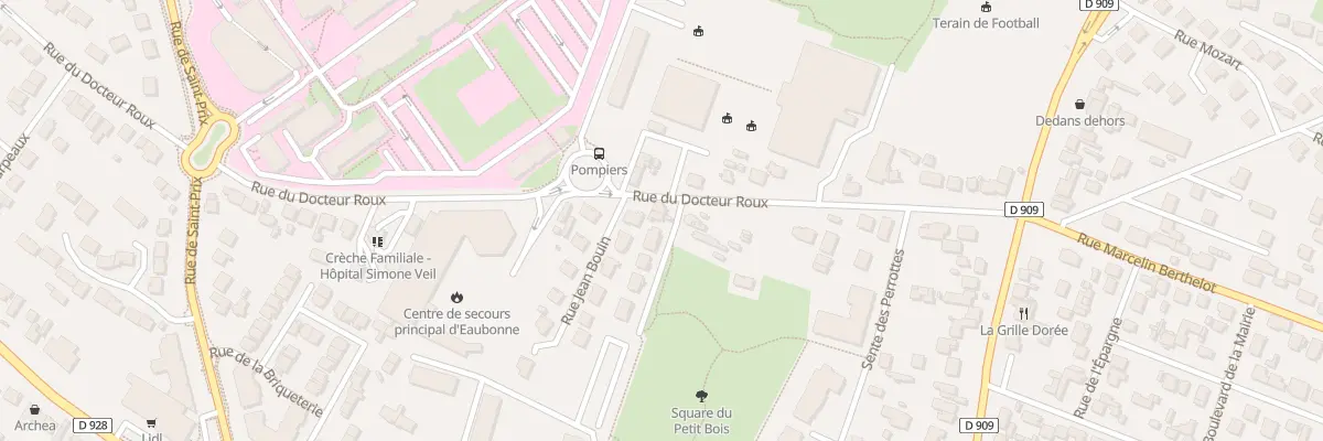 Plan du 2 All du Docteur Fleming à Eaubonne