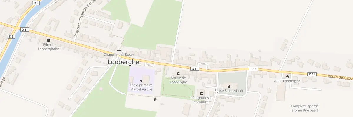 Plan du 393 Rte de Cassel à Looberghe