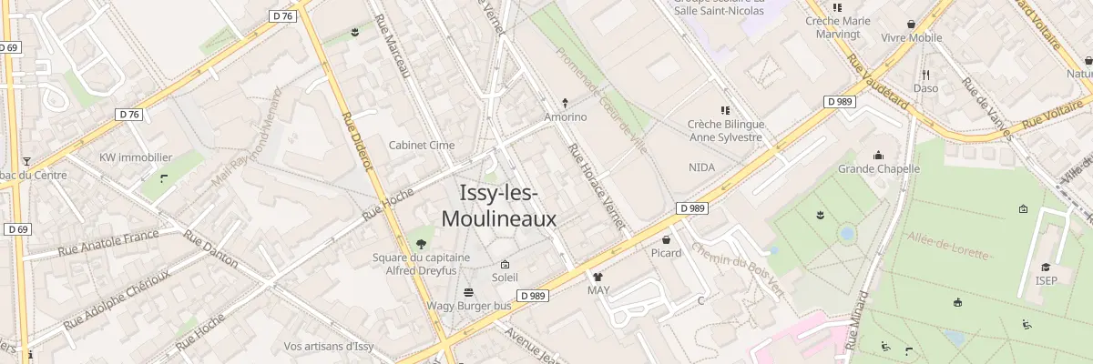 Plan du 29 Rue Kléber à Issy-les-Moulineaux