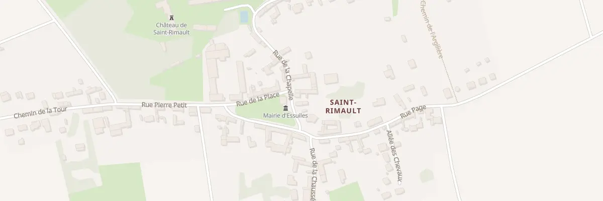 Plan du 80 Rue de la Chapelle à Essuiles