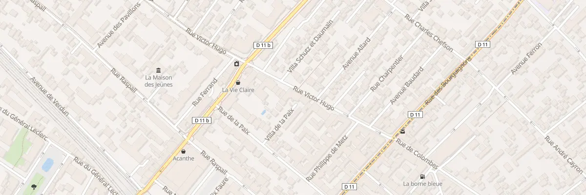 Plan du 19 Rue Victor Hugo à Bois-Colombes