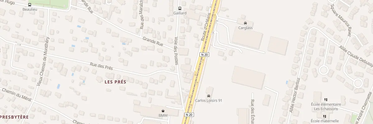 Plan du 7 Av de la Div Leclerc à La Ville-du-Bois