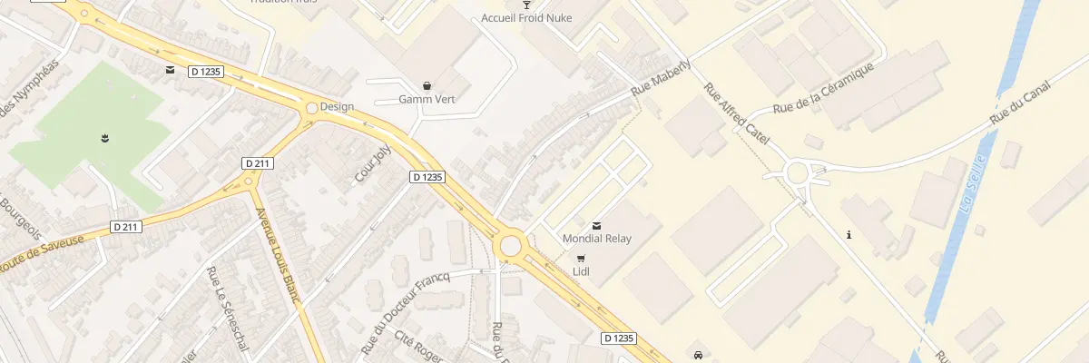 Plan du 28 Rue Maberly à Amiens