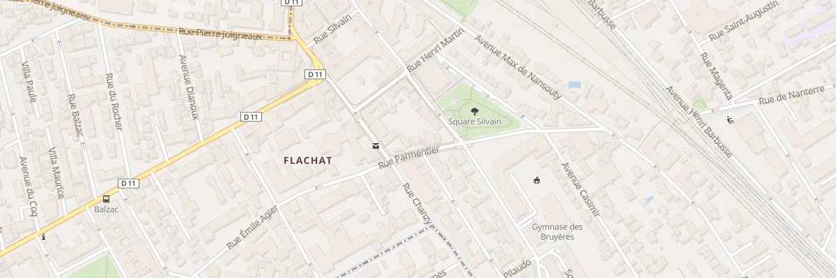 Plan du 20 Rue Parmentier à Asnières-sur-Seine