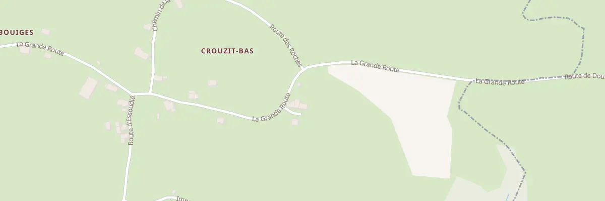 Plan du 5252 Crouzit Bas à Chalvignac