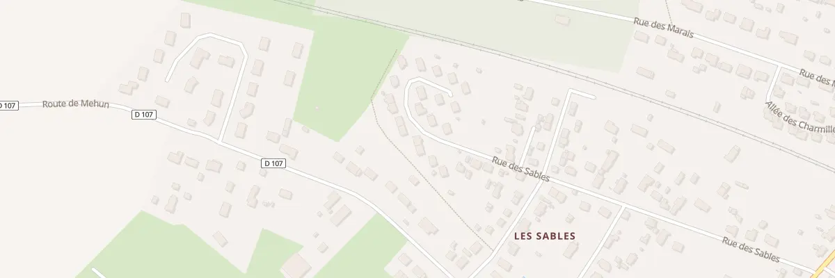 Plan du 77 Rue des Sables à Marmagne