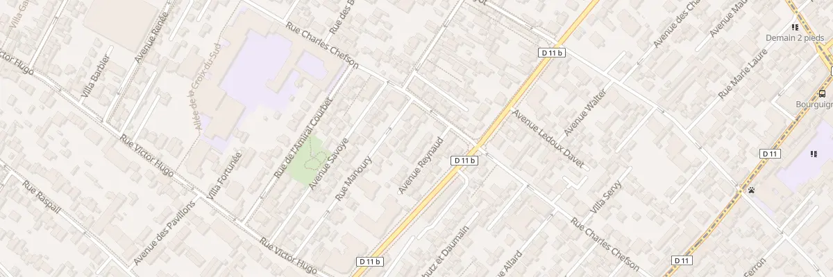 Plan du 45 Rue Charles Chefson à Bois-Colombes