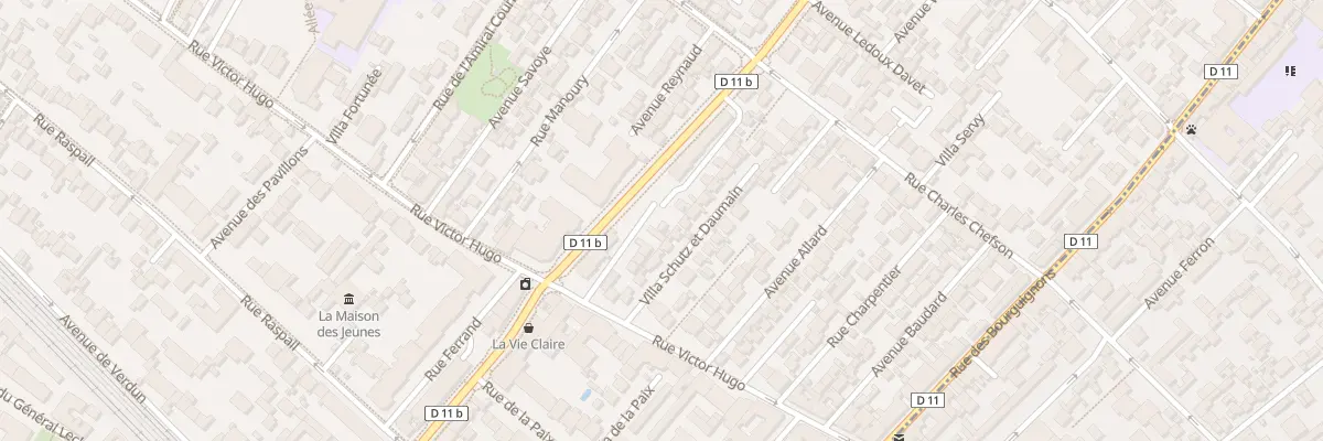 Plan du 40B Rue Victor Hugo à Bois-Colombes
