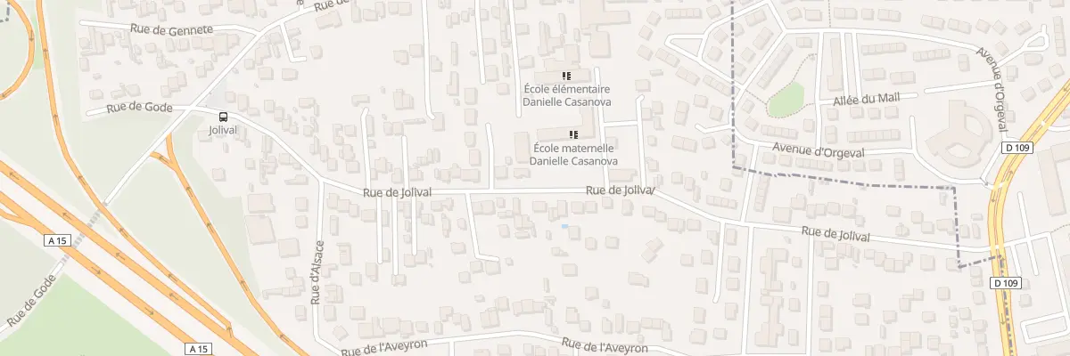 Plan du 63 Rue de Jolival à Argenteuil