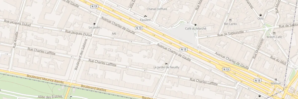 Plan du 3 Rue Jacques Dulud à Neuilly-sur-Seine