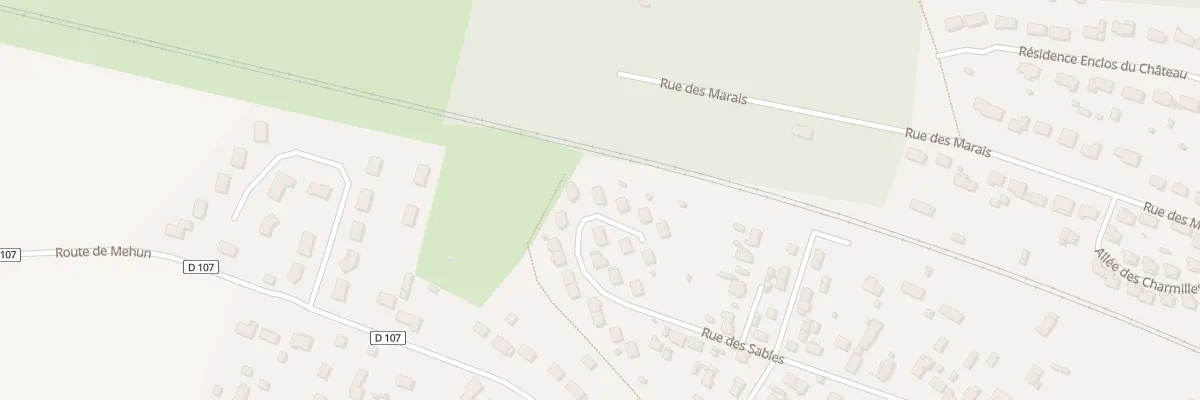 Plan du 90 Rue des Sables à Marmagne