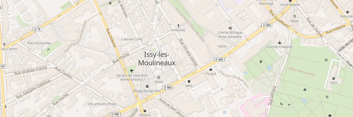 Plan du 31 Rue Kléber à Issy-les-Moulineaux