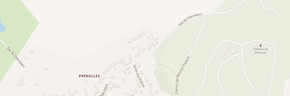 Plan du 43B Rue de l’Isle Adam à Presles