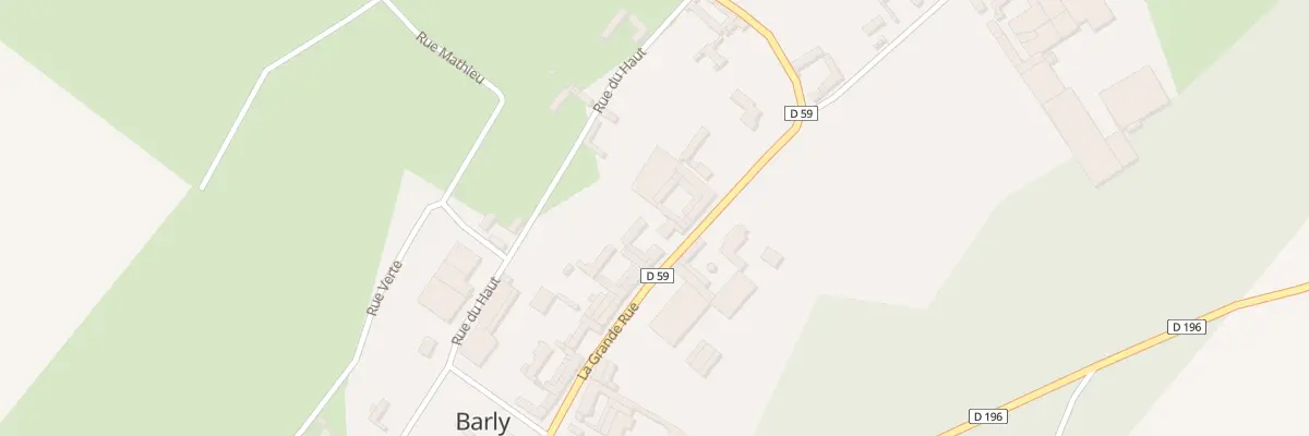Plan du 23 Rue Grande Rue à Barly