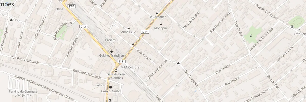 Plan du 91 Rue Magenta à Asnières-sur-Seine