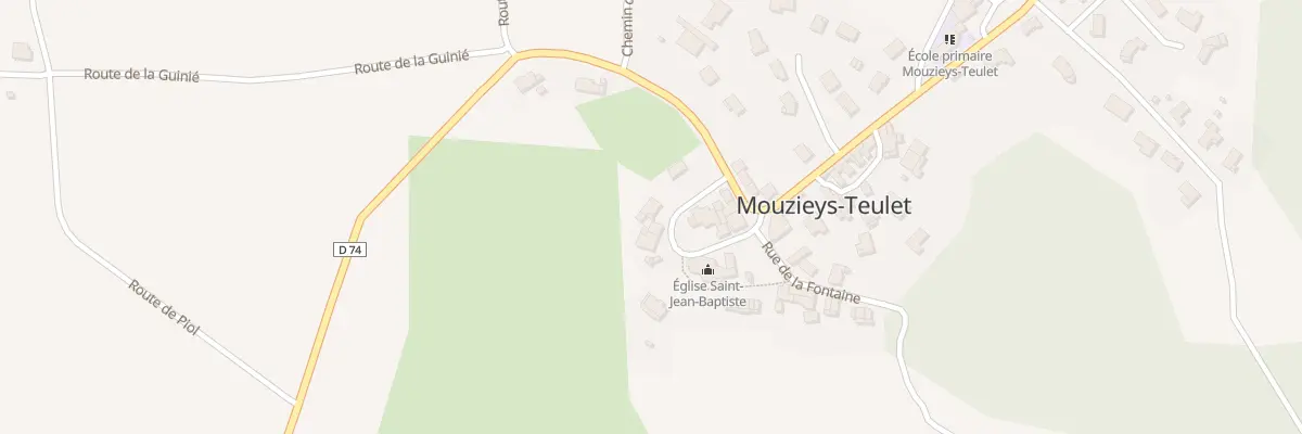 Plan du 54 Rue de l’Église à Mouzieys-Teulet