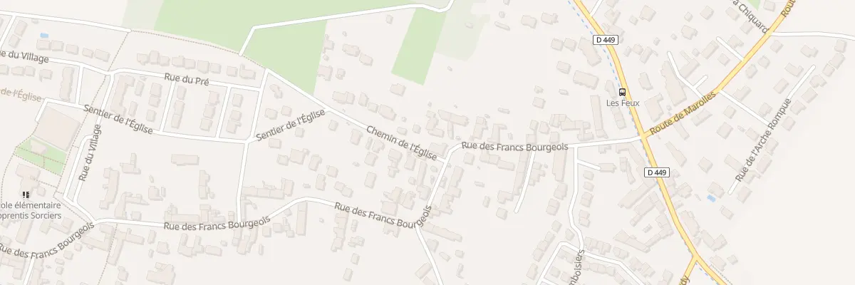 Plan du 28 Rue des Francs Bourgeois à Cheptainville