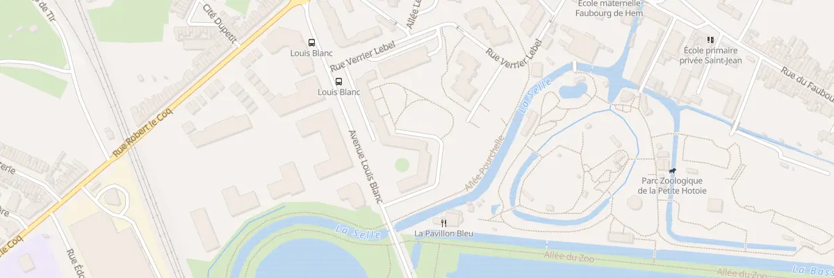 Plan du 6 Av Louis Blanc à Amiens